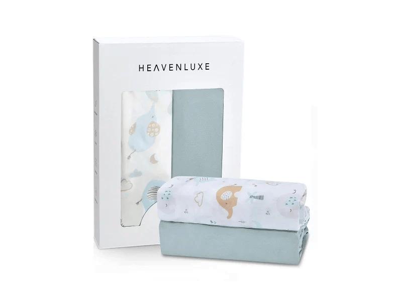 FREE GIFT - Heavenluxe Crib Sheets (Elephant)